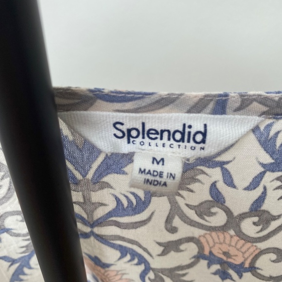 Splendid Sheer Cropped Blouse - Picture 6 of 7